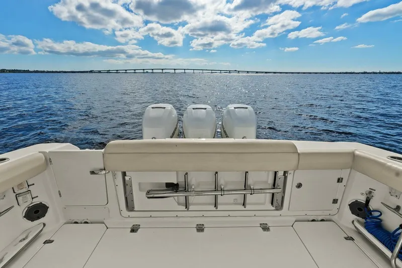 Lima Kilo Yacht Photos Pics 2019 Boston Whaler 380 Outrage 'Lima Kilo' - Cockpit