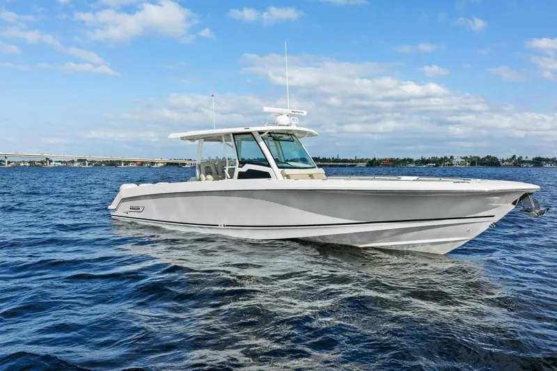 Lima Kilo Yacht Photos Pics 2019 Boston Whaler 380 Outrage 'Lima Kilo' - Profile Starboard