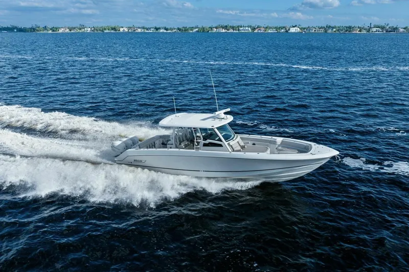 Lima Kilo Yacht Photos Pics 2019 Boston Whaler 380 Outrage 'Lima Kilo' - Profile Starboard
