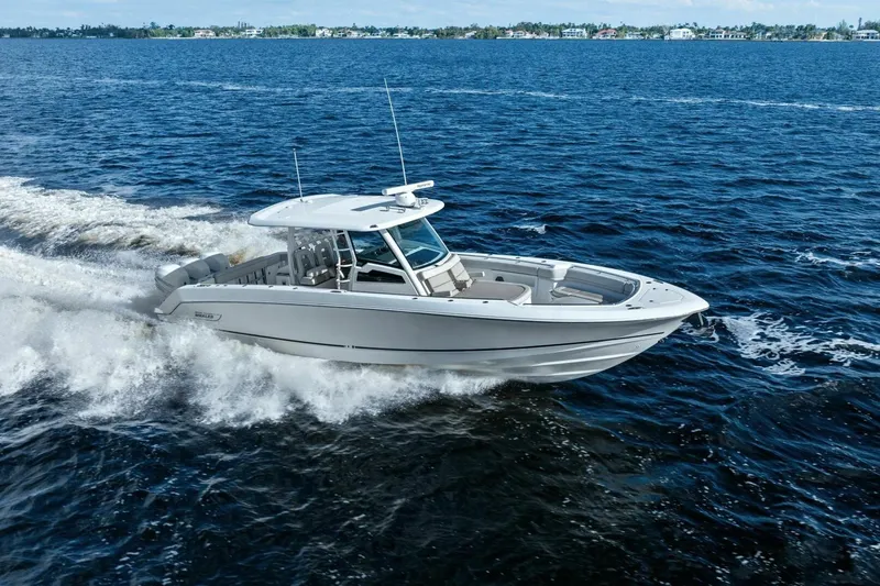 Lima Kilo Yacht Photos Pics 2019 Boston Whaler 380 Outrage 'Lima Kilo' - Profile Starboard