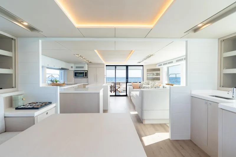  Yacht Photos Pics Luxurious interior of 2025 Two Oceans 555 - 008 yacht with modern design and ocean view.