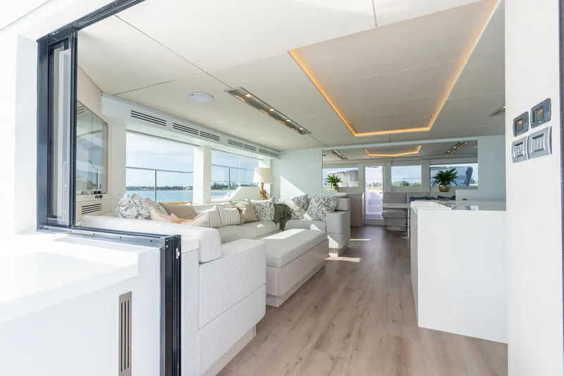 Yacht Photos Pics Luxurious interior of 2025 Two Oceans 555 - 008 yacht with modern design and panoramic views.