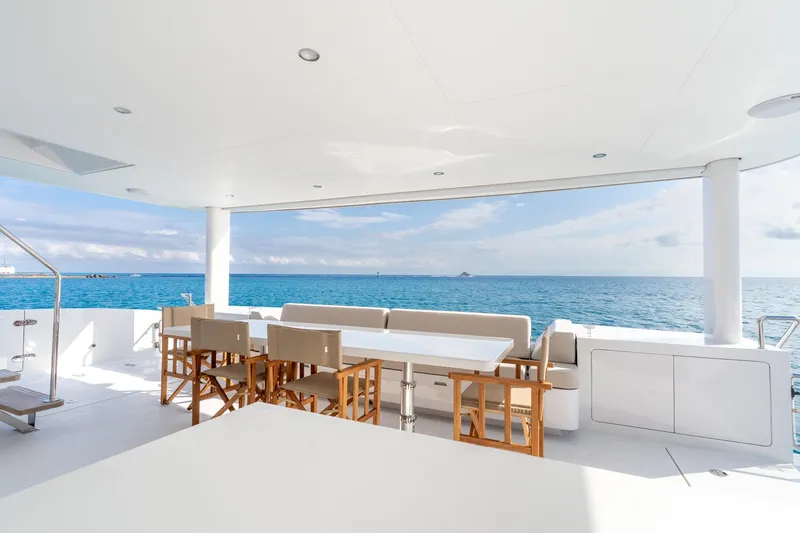  Yacht Photos Pics Luxurious Two Oceans 555 - 008 yacht deck with ocean view, 2025 model.