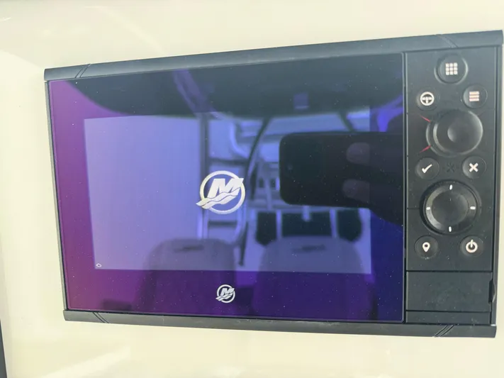  Yacht Photos Pics Control panel of 2023 Front Runner 36 Center Console boat.