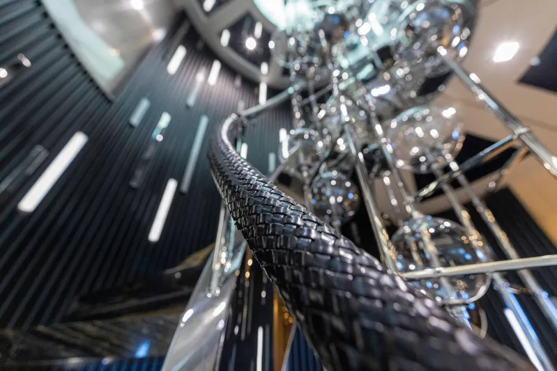 Moonraker Yacht Photos Pics Luxurious interior of 2019 Bilgin 156 yacht with modern design elements and sleek finishes.