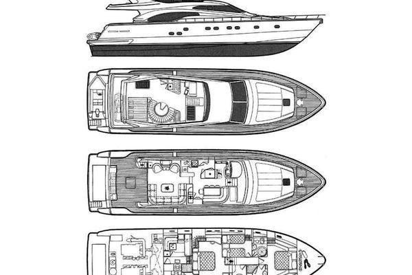 2001 Ferretti Yachts 69 