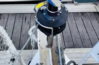 Sailboat deck with rigging details, Custom Patago 40, 2019 model.
