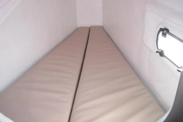  Yacht Photos Pics Cozy cabin bed in 2020 Bali 4.3 yacht with side window.