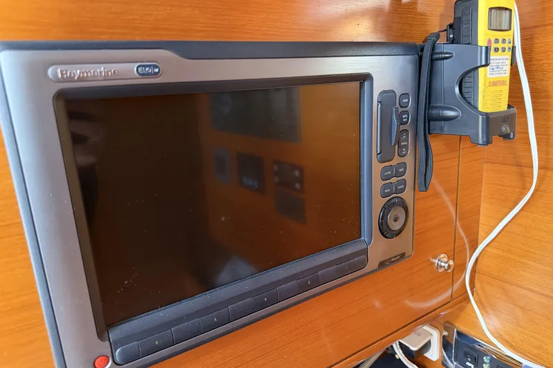 Heartbreaker Yacht Photos Pics Navigation system and radio on 2011 X-Yachts X-55 sailboat.