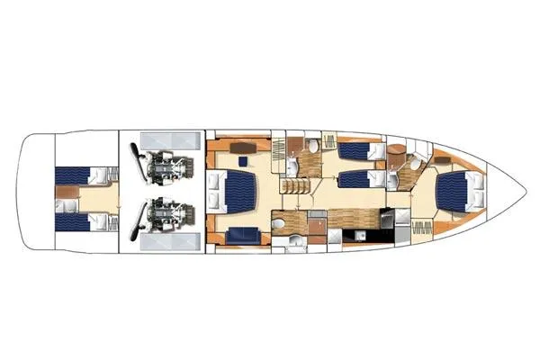  Yacht Photos Pics Manufacturer Provided Image: Accomodations