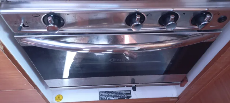 Pelican Yacht Photos Pics Stainless steel oven in 2020 Dufour 460 Grand Large yacht kitchen.