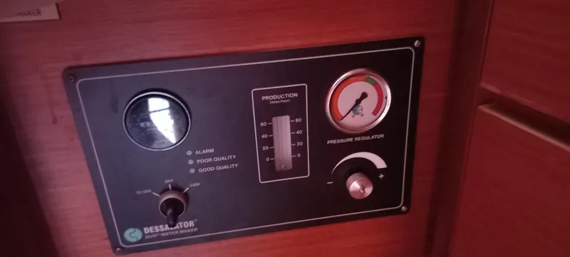 Pelican Yacht Photos Pics Control panel on 2020 Dufour 460 Grand Large yacht.