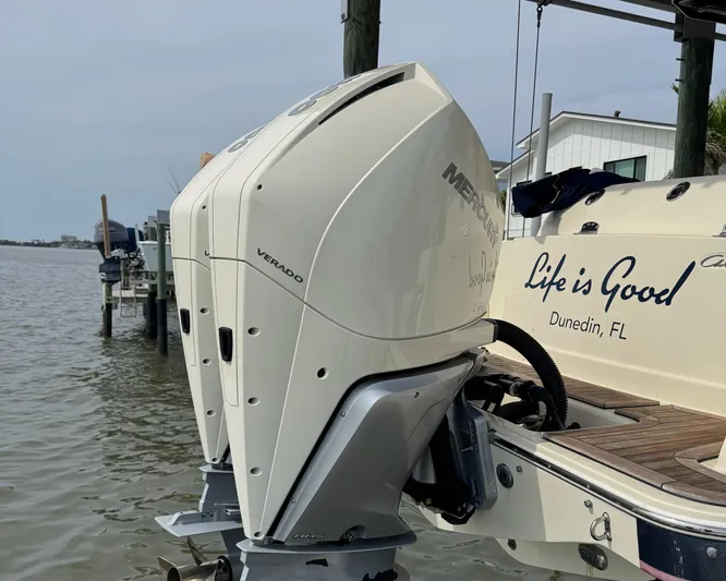 Yacht Photos Pics 2020 Chris-Craft Catalina 30 with Mercury Verado engines, docked in Dunedin, FL.