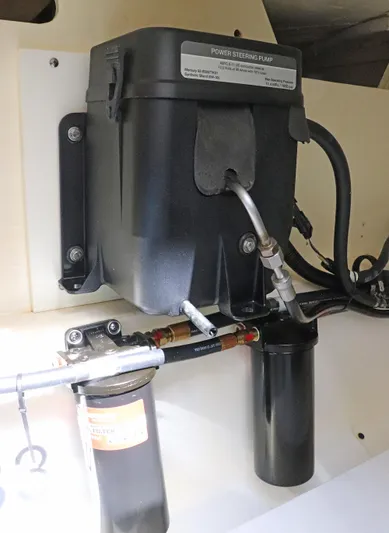  Yacht Photos Pics 2021 Tiara Sport 34 LX power steering pump and filter system.