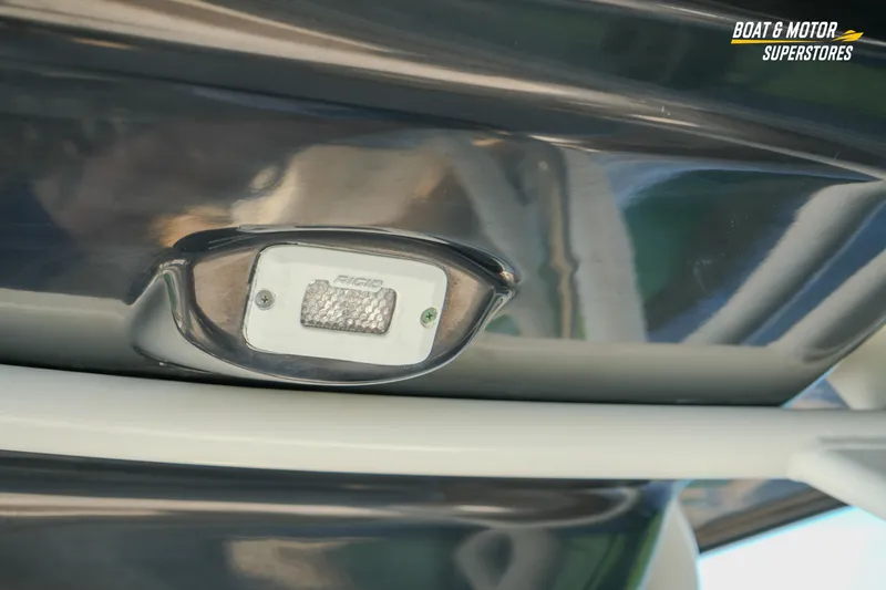  Yacht Photos Pics 2018 Key West Billistic 351 Center Console boat light fixture detail.