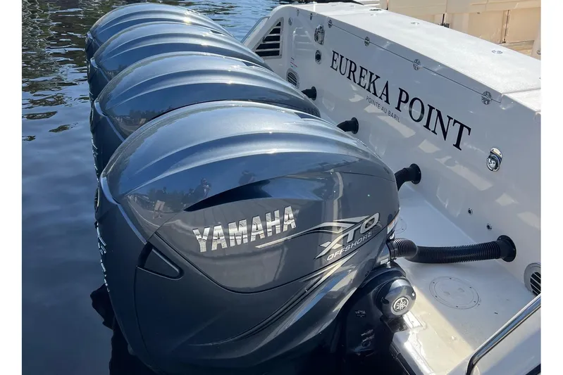  Yacht Photos Pics 2023 Grady-White Canyon 456 with Yamaha XTO Offshore engines, docked at Eureka Point.
