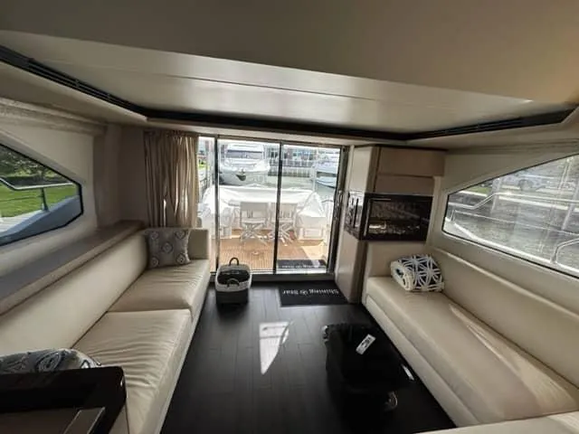 Shining Star Yacht Photos Pics Looking aft from the Salon