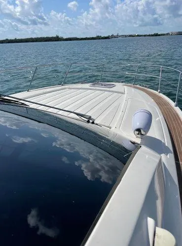  Yacht Photos Pics Azimut Atlantis 43 yacht cruising on a sunny day, 2012 model.