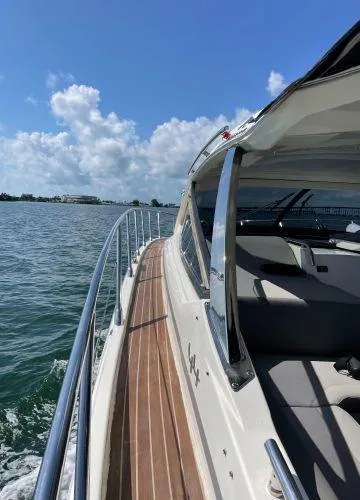  Yacht Photos Pics Azimut Atlantis 43 yacht cruising on a sunny day, 2012 model.