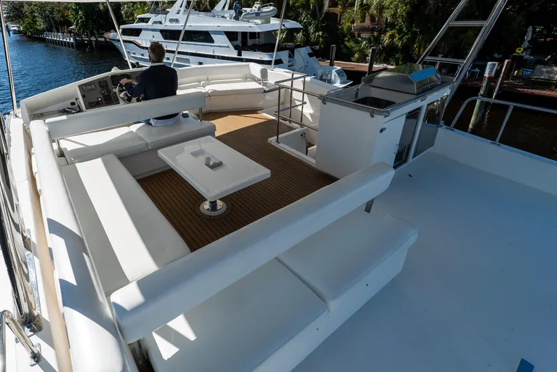  Yacht Photos Pics Luxurious 2014 Leopard 51 Powercat yacht with spacious deck and seating area.