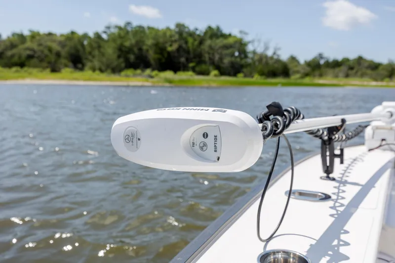  Yacht Photos Pics A Calcutta 263 boat with a Minn Kota Riptide motor on a sunny day.