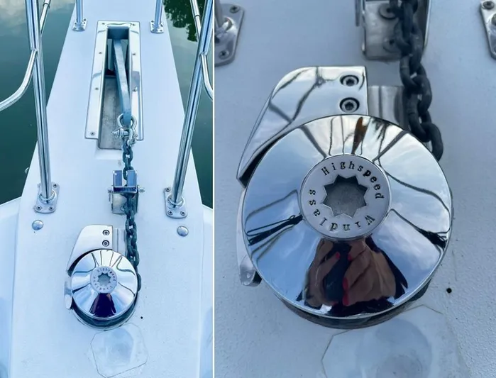  Yacht Photos Pics New Windlass and Anchor