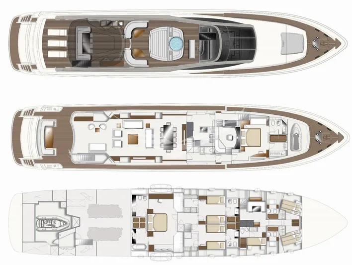  Yacht Photos Pics layout Athena 115 N 6