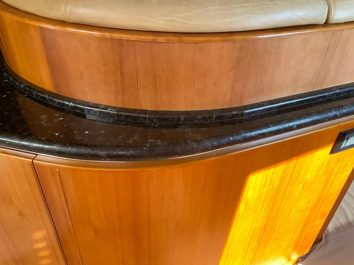  Yacht Photos Pics GALLEY GRANITE COUNTERTOP DETAIL