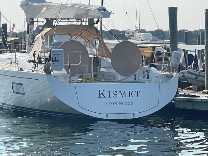 *previous Name Reserved Yacht Photos Pics Nautor Swan 48 yacht "Kismet" docked at marina, 2019 model.