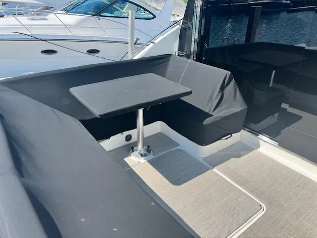 Valkyrie Yacht Photos Pics Aft Seating Covered