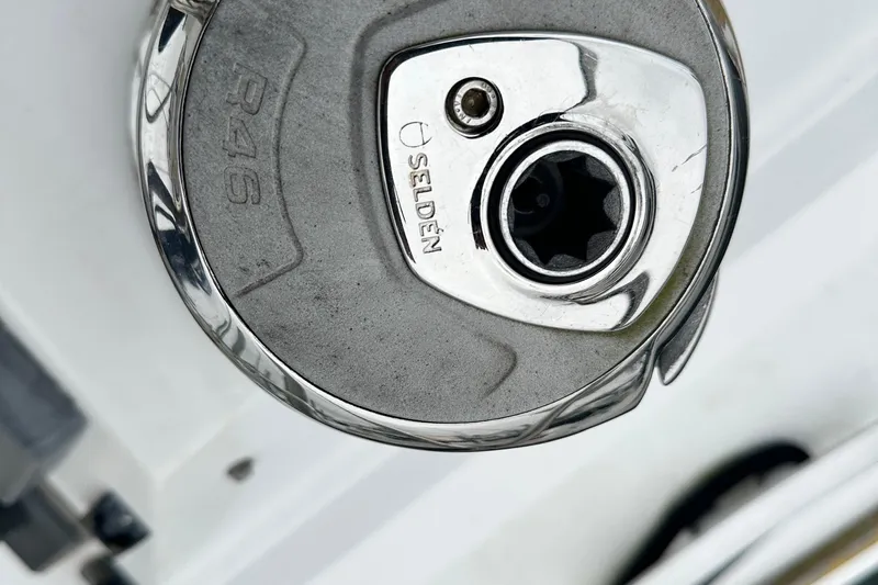 Yacht Photos Pics Close-up of a Selden winch on a 2007 Jeanneau Sun Odyssey 42 DS yacht.