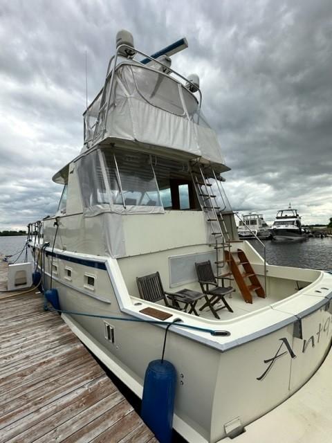 hatteras 48 yacht fisherman