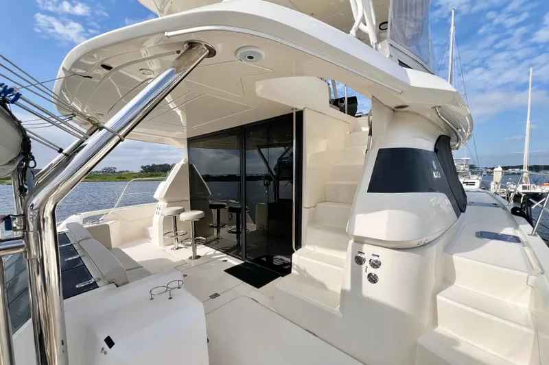 Tonga Time Yacht Photos Pics Luxurious 2019 Aquila 44 yacht with spacious deck and modern design.