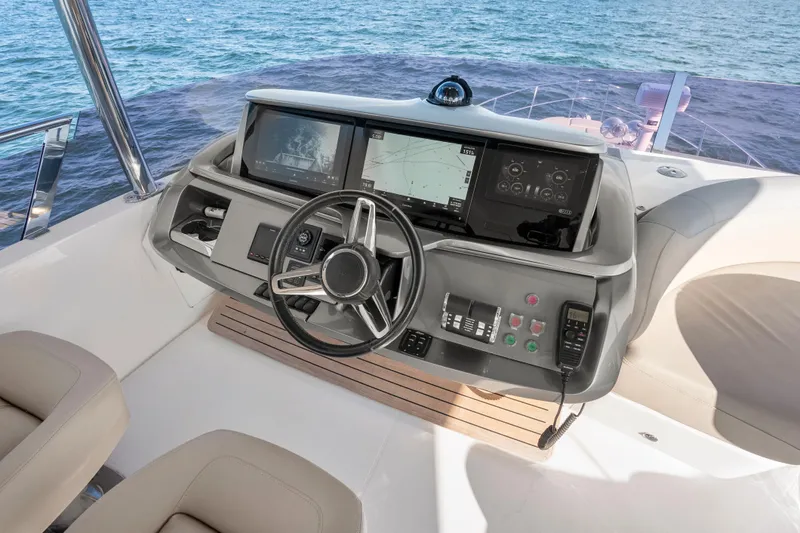 Stumped Yacht Photos Pics Princess F62 Stumped- Flybridge Helm