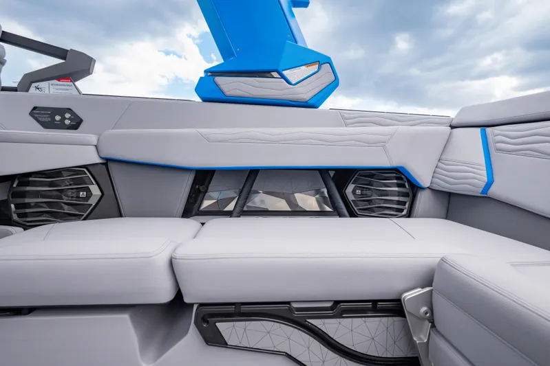  Yacht Photos Pics 2026 Nautique Super Air Nautique G23 interior with sleek seating and modern design.