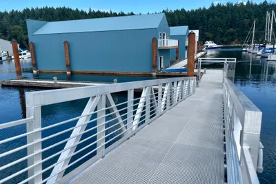 Custom 130 Foot Boathouse