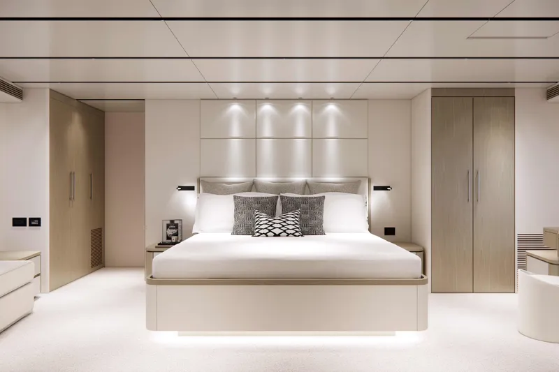 Horizon Fd110-007 / Available Winter 2026 Yacht Photos Pics FD110 Hull 7 3D Rendering