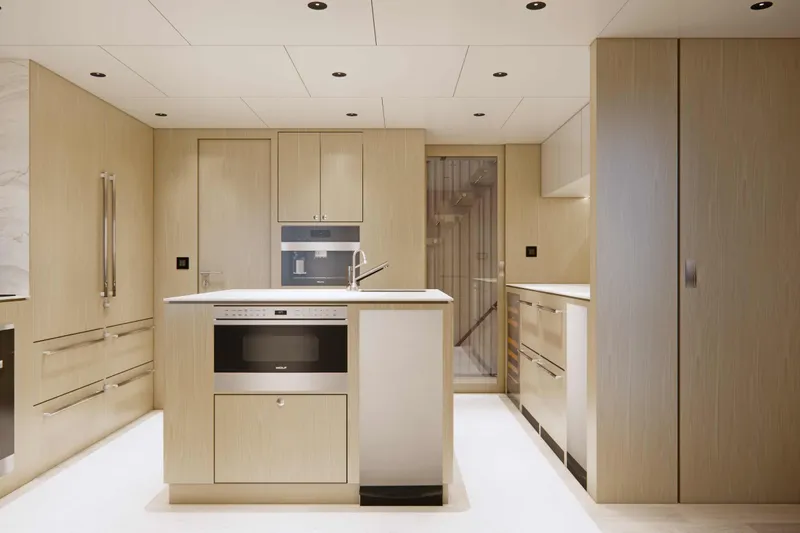 Horizon Fd110-007 / Available Winter 2026 Yacht Photos Pics FD110 Hull 7 3D Rendering