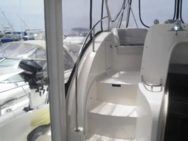 Invictus II Yacht Photos Pics Stairway to Fly Bridge