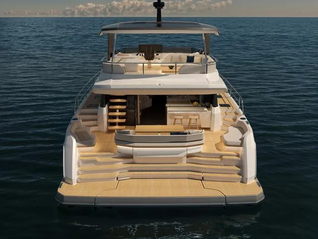  Yacht Photos Pics 2025 Fountaine Pajot VEYA YACHT V53 on calm sea, showcasing luxurious deck and modern design.