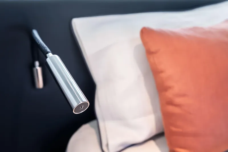  Yacht Photos Pics Modern FIM 440 Regina reading light above pillows, 2024 model.