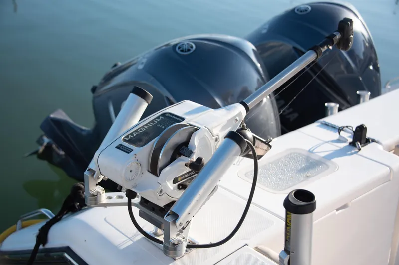  Yacht Photos Pics 2015 Pursuit OS 345 Offshore boat with dual Yamaha engines and Magnum fishing equipment.