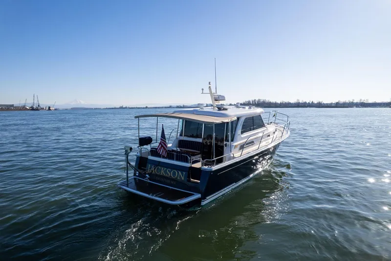 Jackson Yacht Photos Pics 2013 Sabre 38 Salon Express yacht cruising on a sunny day.