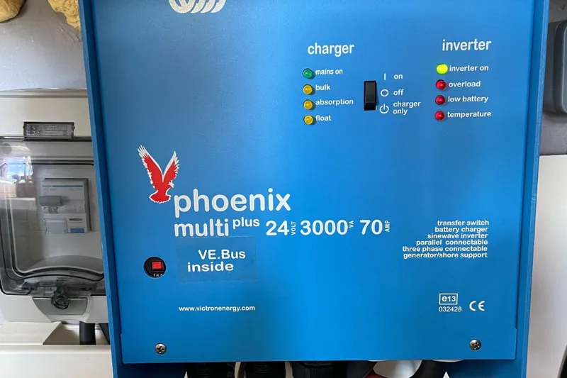 Hera Yacht Photos Pics Blue Phoenix MultiPlus inverter charger on a 2008 Catana 50 yacht.