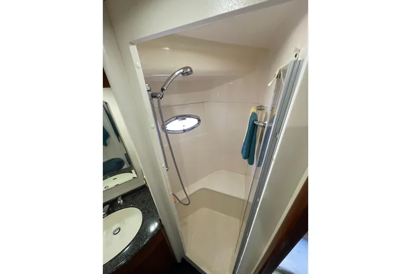 Sea Spirit Yacht Photos Pics VIP STATEROOM SPACIOUSASHOWER WITH HARD DOOR