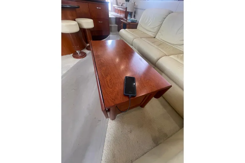 Sea Spirit Yacht Photos Pics CUSTOM HIGH/LOW TABLE POWER CHARGING PORT