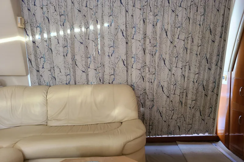 Sea Spirit Yacht Photos Pics CUSTOM INTERIOR CURTAIN FOR SALON ENTRYWAY SLIDING GLASS DOOR
