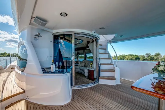 Family Tradition II Yacht Photos Pics Aft Deck