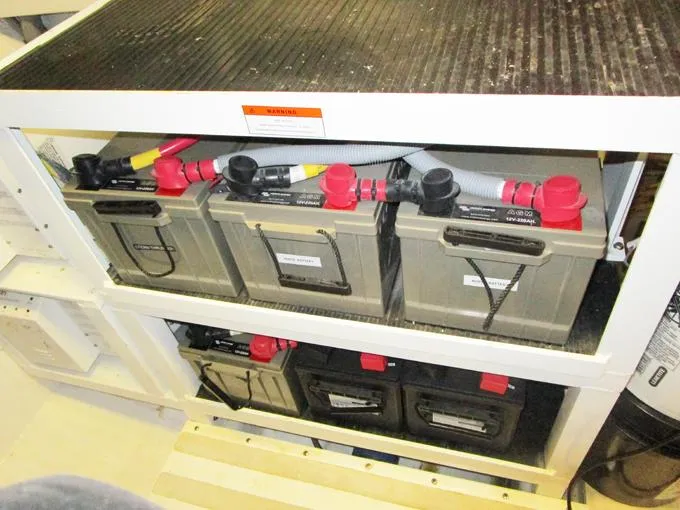 Family Tradition II Yacht Photos Pics Battery Tray