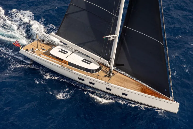 Canova Yacht Photos Pics 2019 Baltic Light Displacement Sailing Yacht navigating ocean waters.